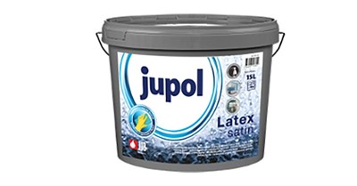 Visokoperiva sjajna unutarnja boja JUPOL Latex satin - 15 L